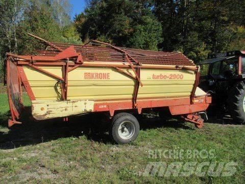 Krone Turbo 2900 자동 적재 트레일러
