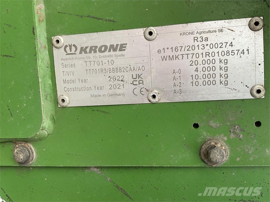 Krone TX 460 GL 자동 적재 트레일러