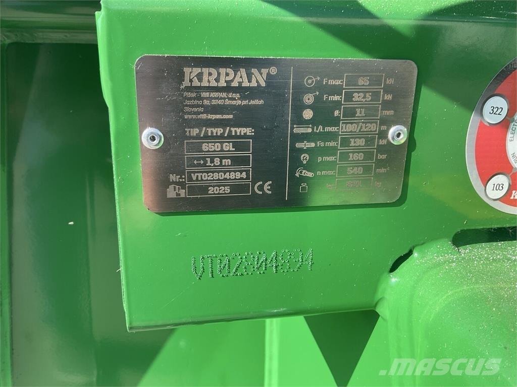 Krpan 650GL 권양기