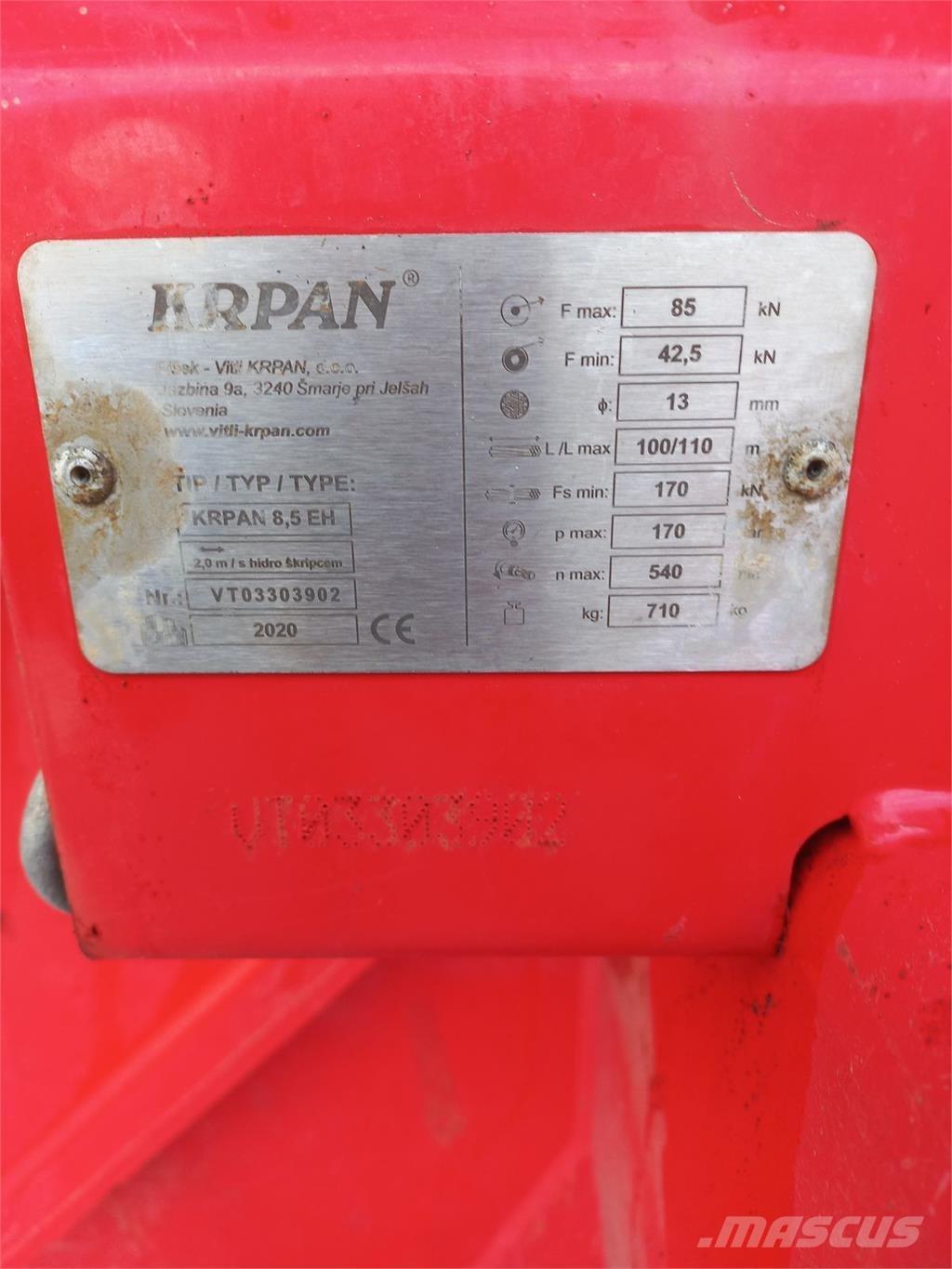 Krpan 8,5EH 권양기