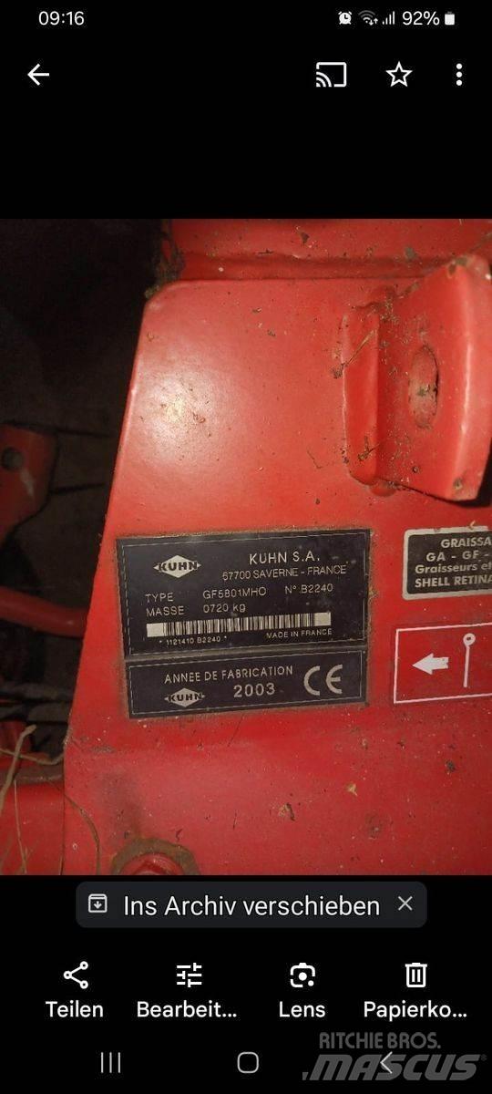 Kuhn GF 5801 MHO 갈퀴 및 테더