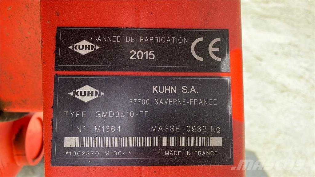 Kuhn GMD 3510 FF 제초기