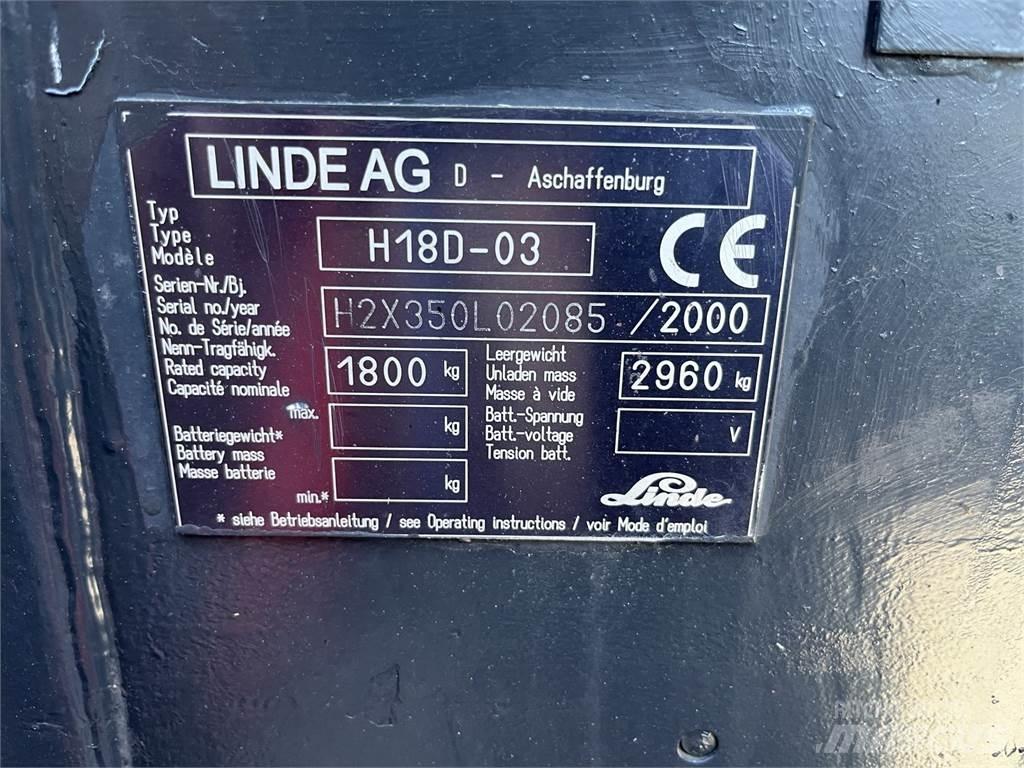 Linde H 18 D 그 외 지게차