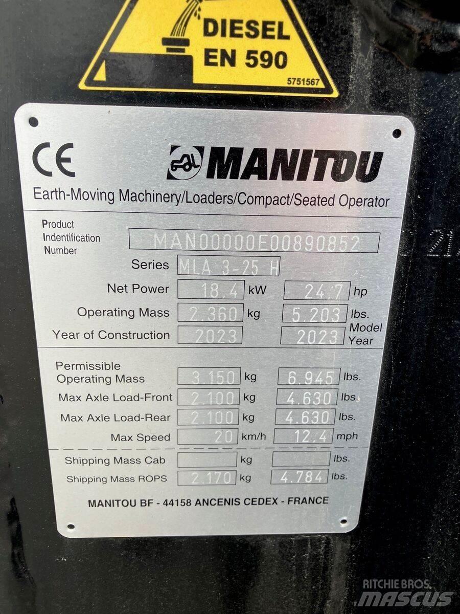 Manitou MLA 3-25 프론트 로더 및 굴착기