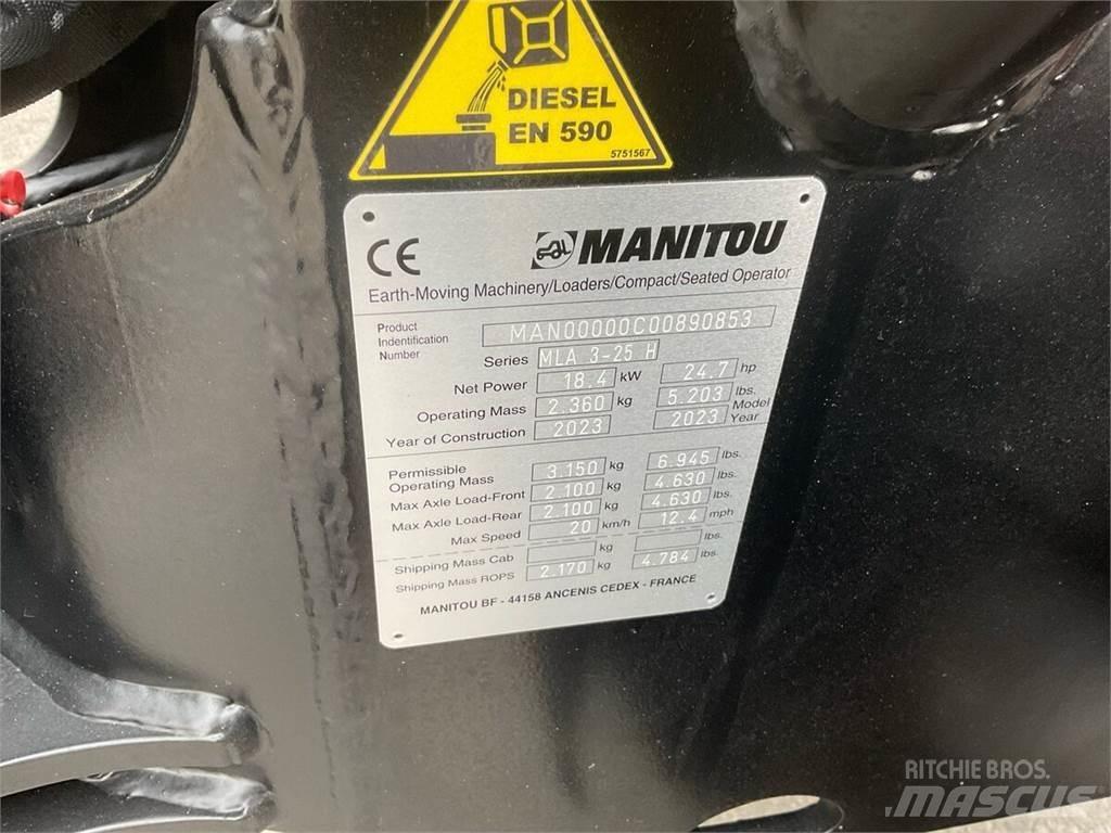 Manitou MLA 3-25 H 프론트 로더 및 굴착기