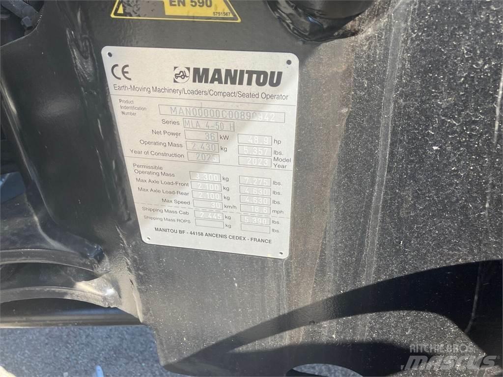 Manitou MLA4-50 프론트 로더 및 굴착기