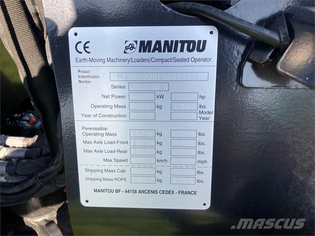 Manitou MLA5-50 프론트 로더 및 굴착기