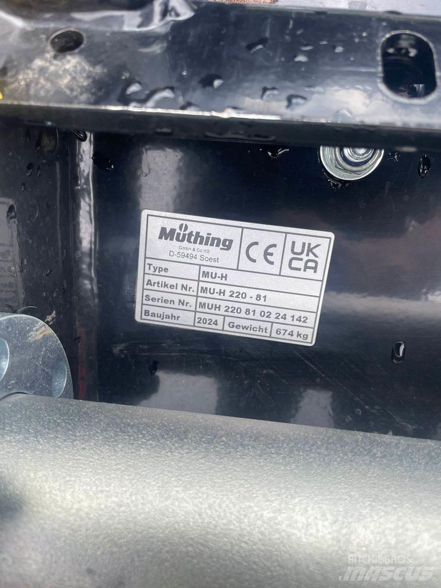 Müthing MU-AS220 목장 제초기 및 토퍼