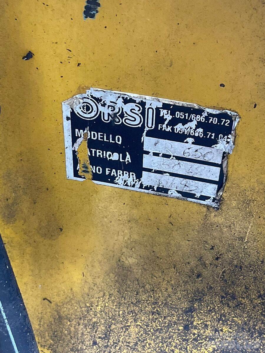 Orsi CR 650 목장 제초기 및 토퍼