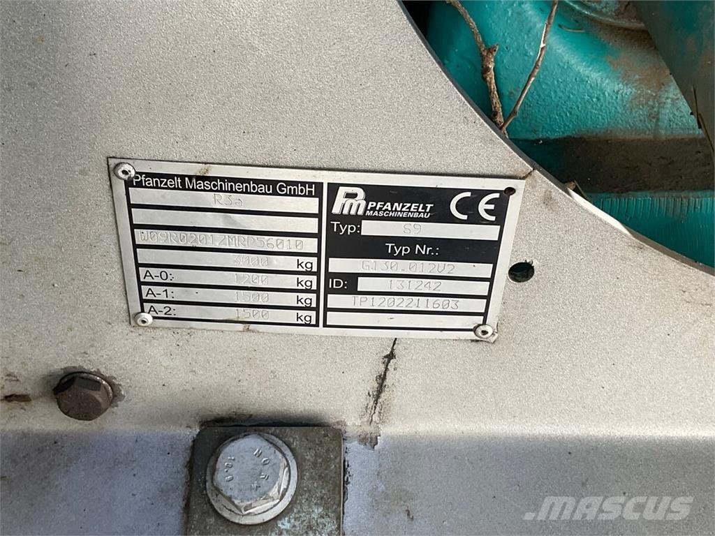 Pfanzelt S 9 / LK4267 임업용 트레일러