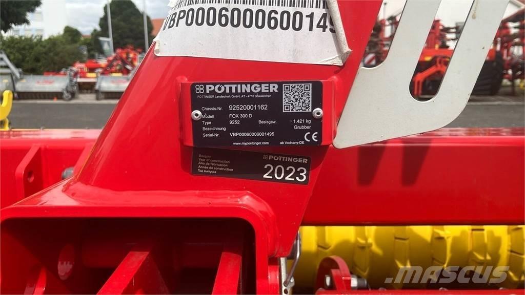 Pöttinger Fox 300D 디스크 하로우(쇄토기)