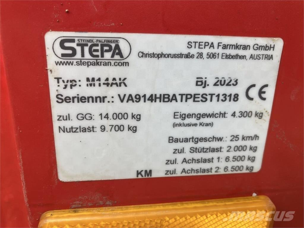 Stepa M14AK FZ7090 임업용 트레일러