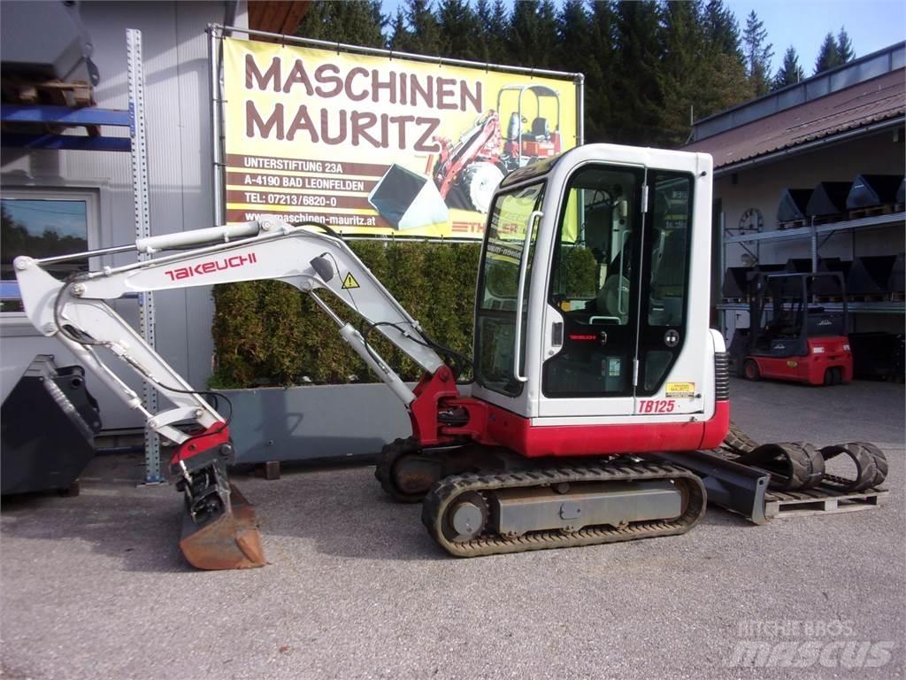 Takeuchi TB125 소형 굴삭기 7톤 미만