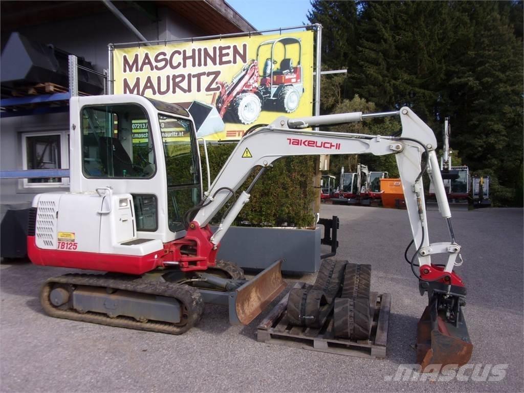 Takeuchi TB125 소형 굴삭기 7톤 미만