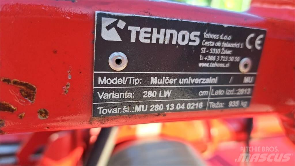 Tehnos MU 280 LW 목장 제초기 및 토퍼