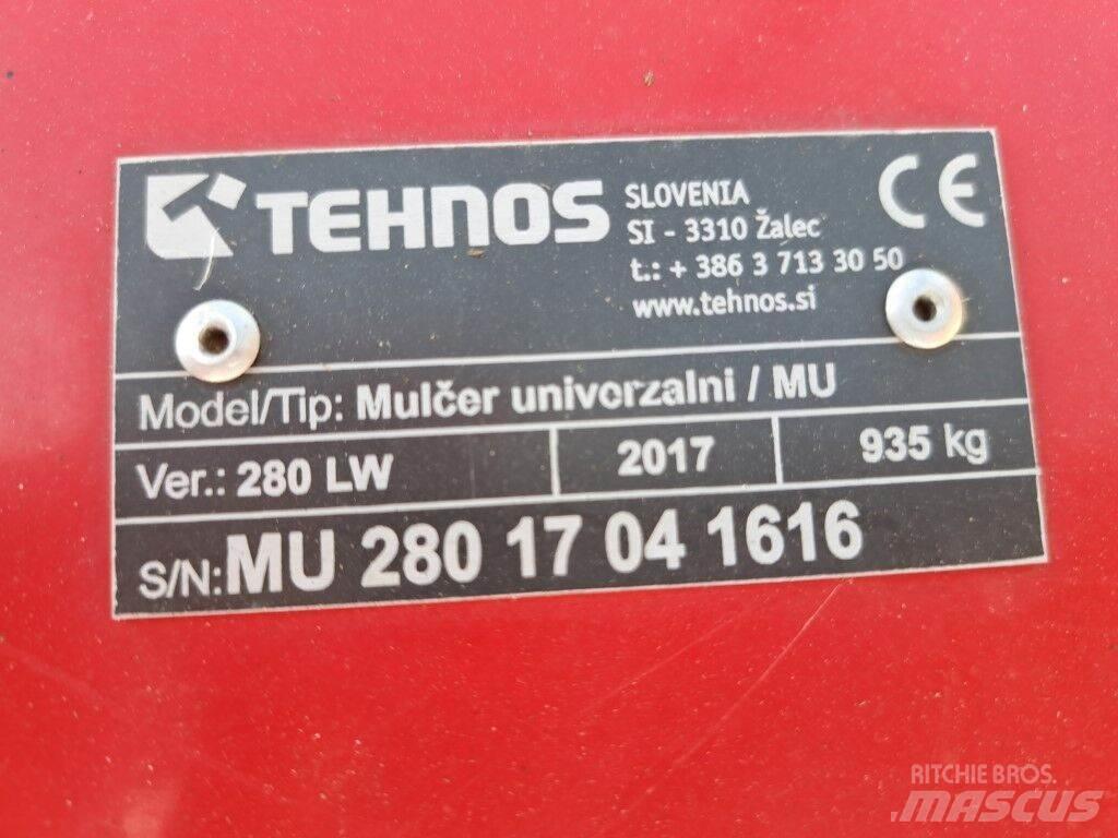 Tehnos MU 280 LW 목장 제초기 및 토퍼