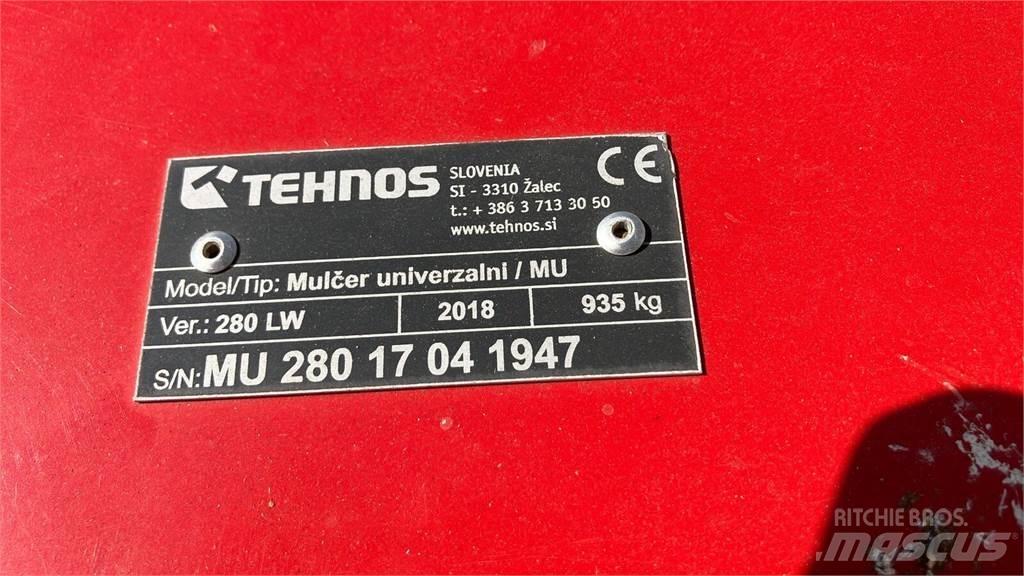Tehnos MU 280 LW 목장 제초기 및 토퍼