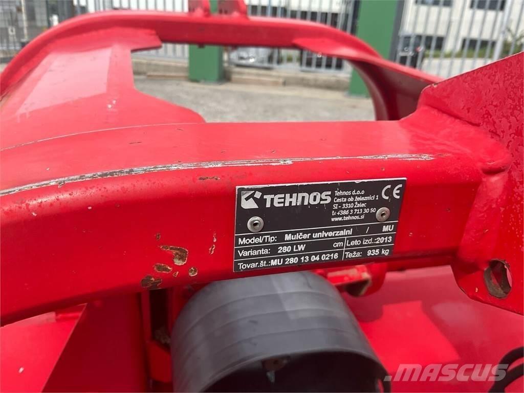 Tehnos MU 280 LW 목장 제초기 및 토퍼