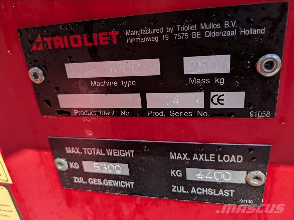 Trioliet UKW 5000 농기계 - 기타