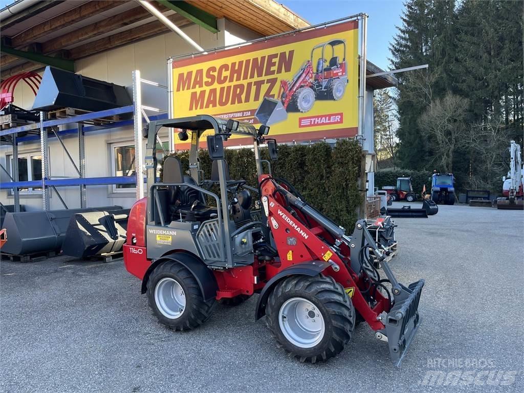 Weidemann 1160 프론트 로더 및 굴착기