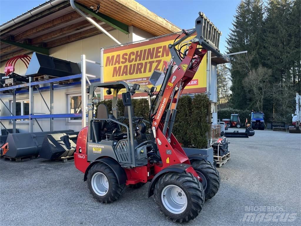 Weidemann 1160 프론트 로더 및 굴착기