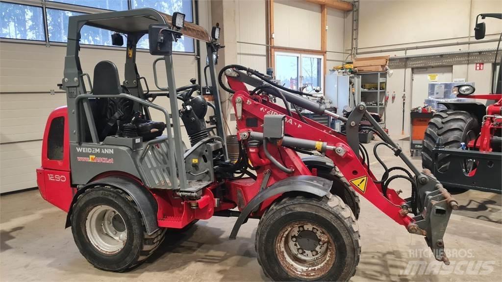 Weidemann 1280 프론트 로더 및 굴착기