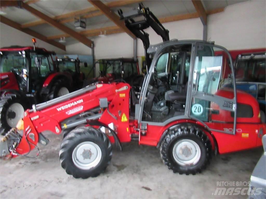 Weidemann 3070 CX60 프론트 로더 및 굴착기