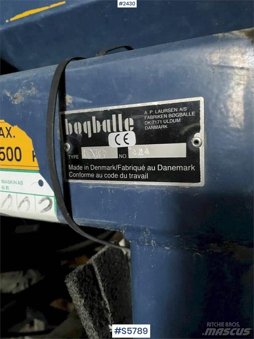 Bogballe EXW 1000 기타 시비 기계 및 부속품