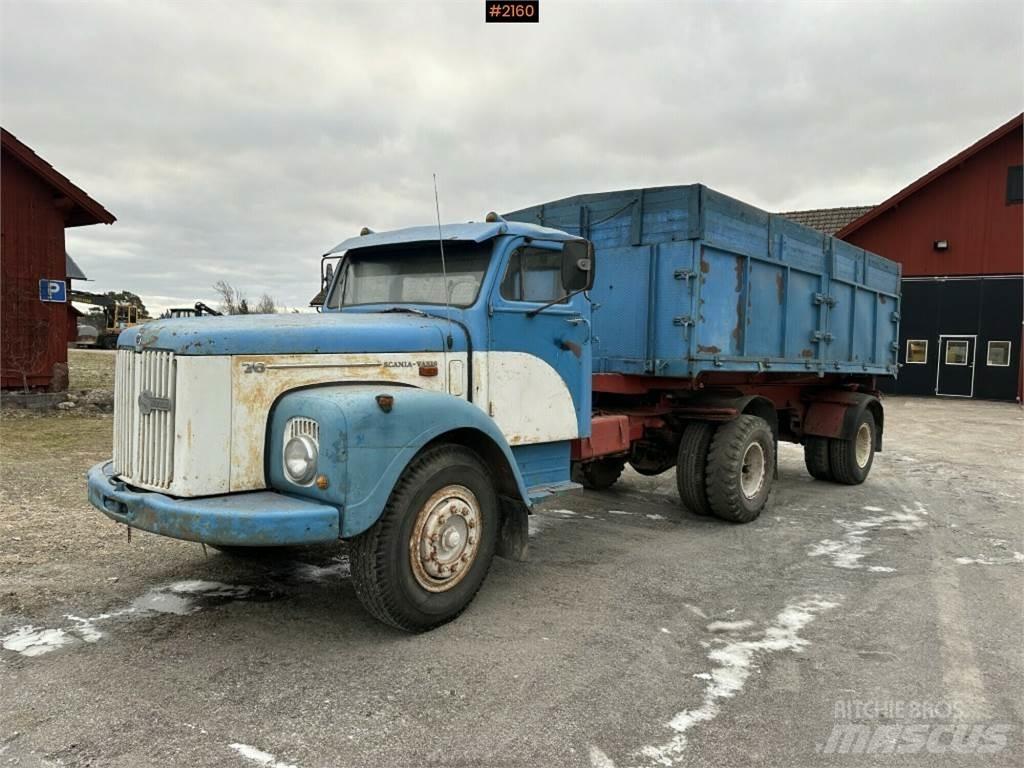 Scania L76 플랫베드/드롭사이드 트럭