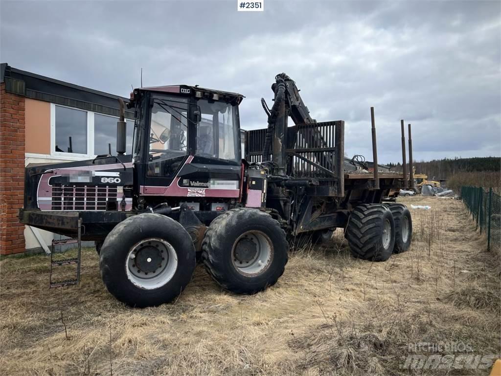 Valmet 860 원목 포워더