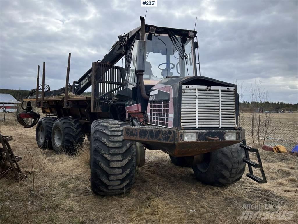 Valmet 860 원목 포워더
