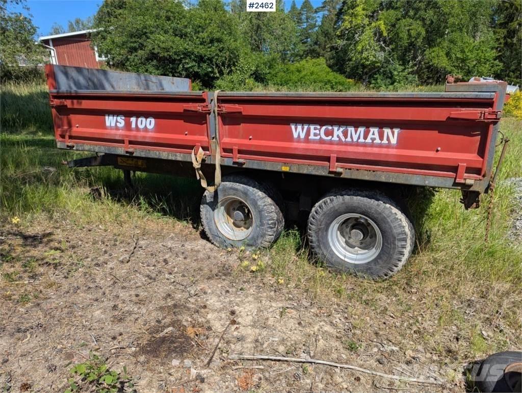 Weckman WS100 스킵 로더 트레일러