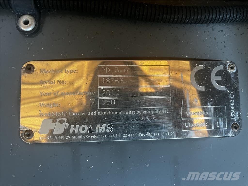 Holms PD 3,6 제설 블레이드 및 제설기