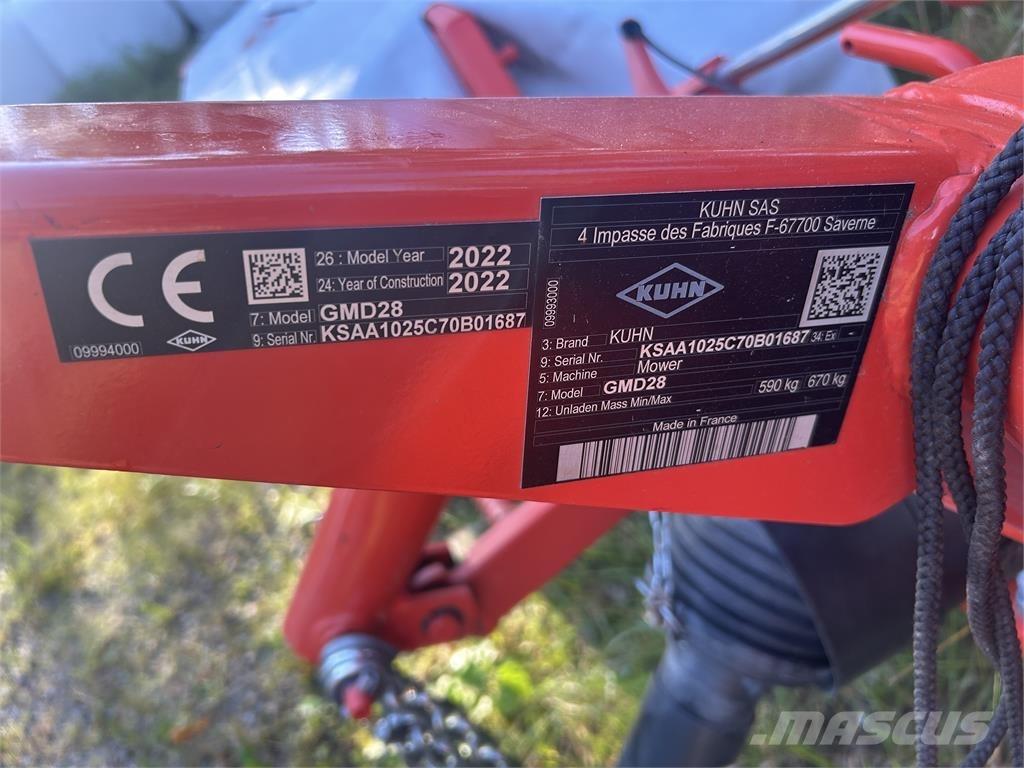 Kuhn GMD 28 제초기