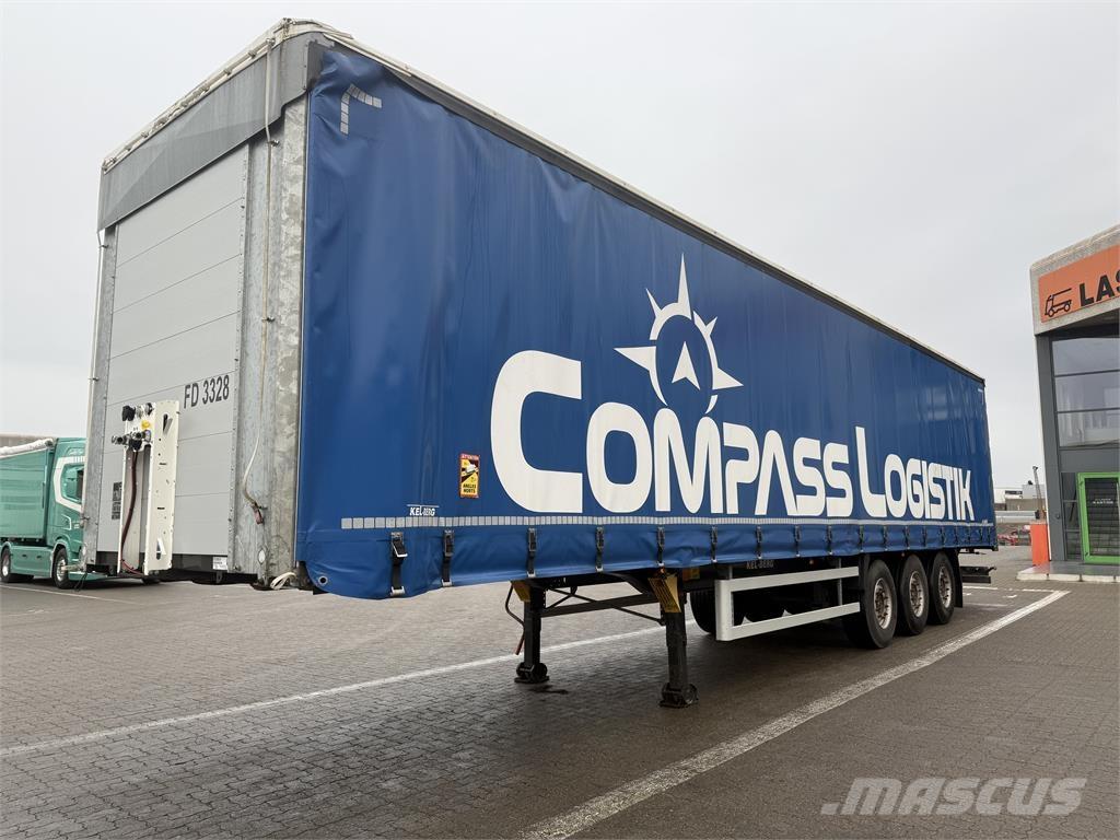 Kel-Berg 34 pl. 커튼사이더 세미 트레일러