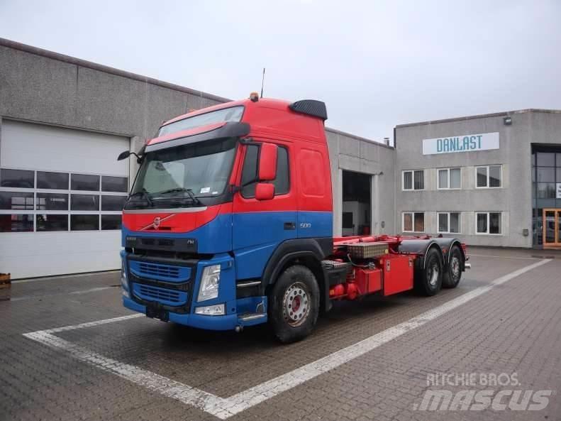 Volvo FM 500 EURO 6 케이블 리프트 탈착식 트럭