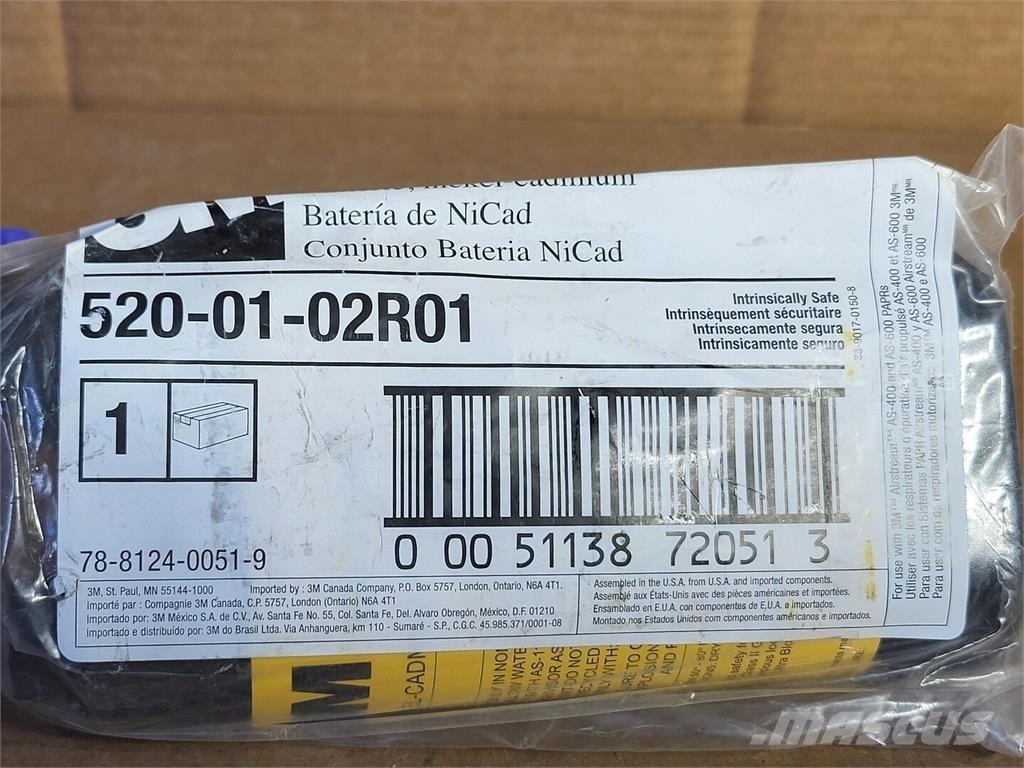  3M 520-01-02R01 배터리