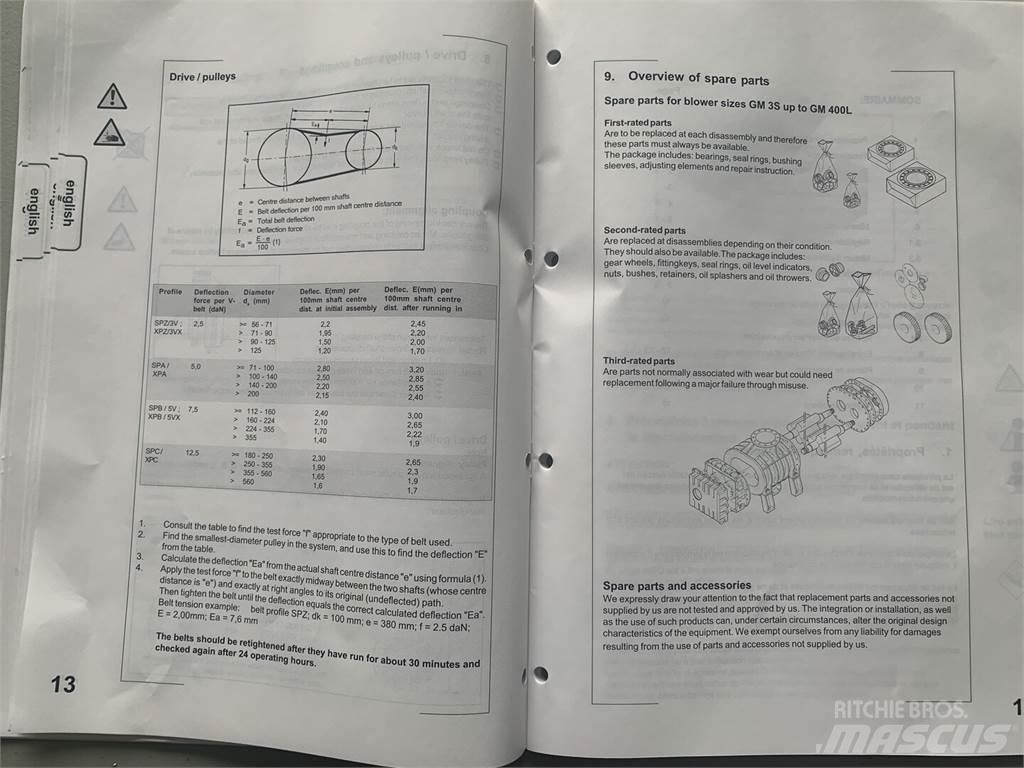 Aerzen GM80L 기타 부품  