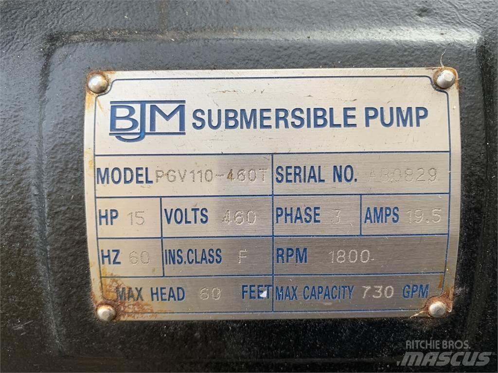  BJM PGV110-460T 폐기물 펌프