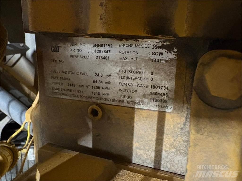 CAT 3516B 디젤 발전기