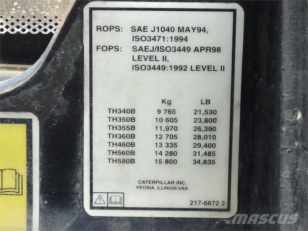 CAT TH560B 농업용 텔레 핸들러
