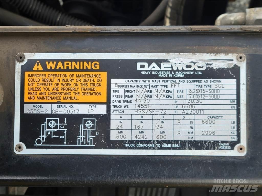 Daewoo G35S-2 건설 장비 - 기타