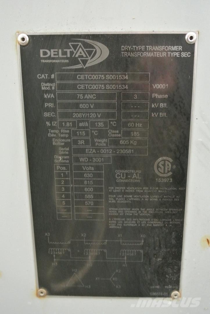 Delta CETC0075S001534 건설 장비 - 기타