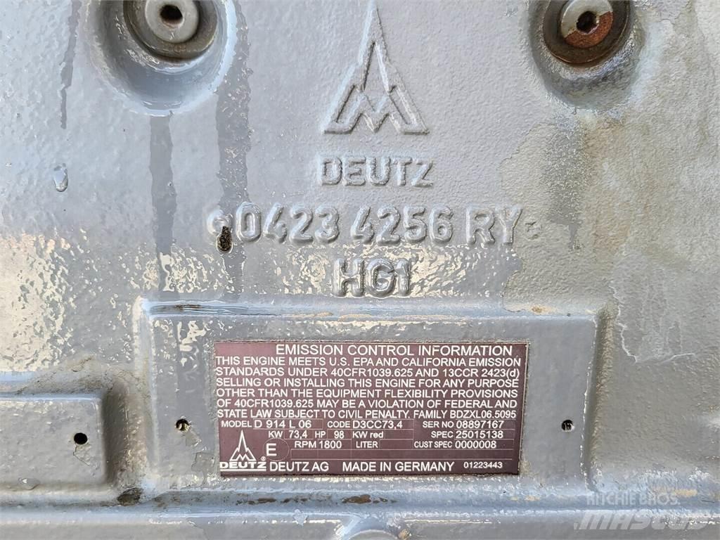 Deutz D914L06 디젤 발전기