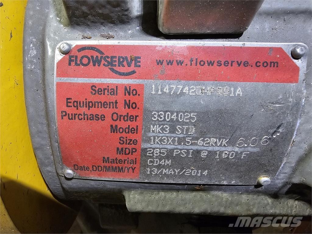  FLOWSERVE MK3 STD 폐기물 펌프