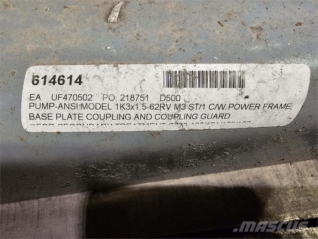  FLOWSERVE MK3 STD 폐기물 펌프