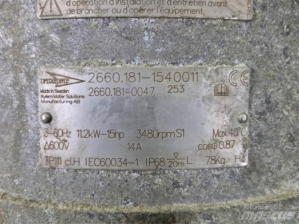 Flygt 2660-181 폐기물 펌프