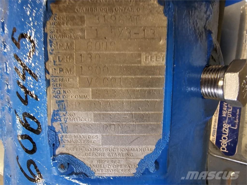  GOULDS 3196MT 폐기물 펌프