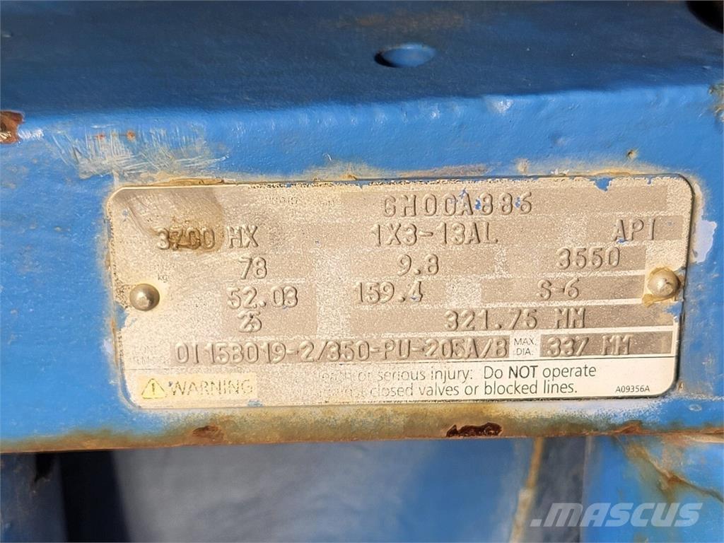  GOULDS PUMPS 3700MX 폐기물 펌프