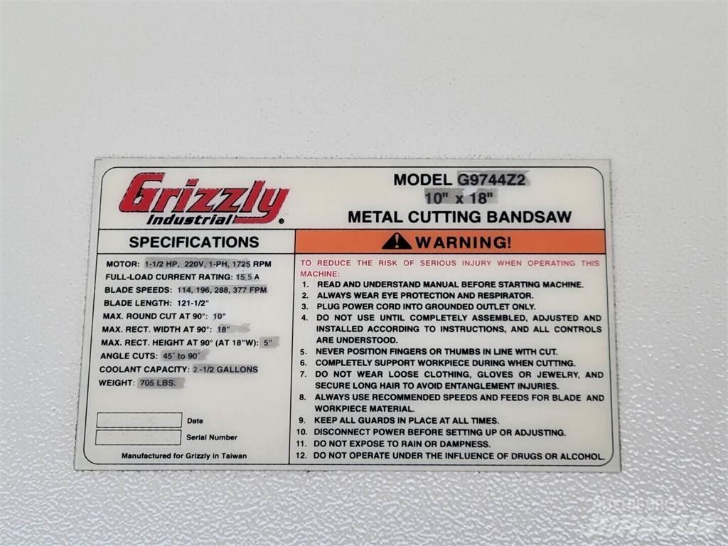 Grizzly G9744Z2 건설 장비 - 기타